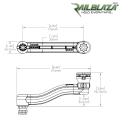 Рамо въртящо Railblaza Swing Arm R-Lock 02-4147-11
