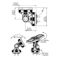 Стойка за сонар Railblaza HEXX Fish Finder Mount 11-4174-11