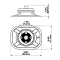 Основа за стойка Railblaza HEXX RIB Port 11-4207-11