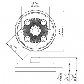 Основа Railblaza HEXX Mounting base 07-4180-11
