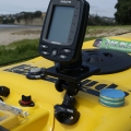 Стойка за сонар / GPS Railblaza Three Axis Platform - регулиране във всички посоки, с по едно движение за завъртане и за наклона на основата