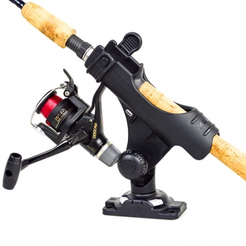 Стойка за прът с основа Railblaza Rod Holder R StarPort HD Kit BLK  - създадена специално за спининг, риболов на муха и байткаст риболов