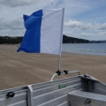 Лек прът за флаг от две части Railblaza FlagPole - 02-4009-11 - монтаж на релинга на лодка, на тръбите на АТВ-то или ремаркето