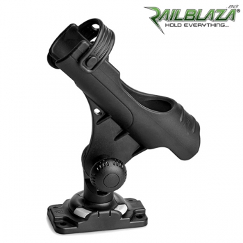 Стойка за риболовен прът с основа Railblaza Rod Holder R StarPort HD Kit BLK - 04-4082-11-BLK