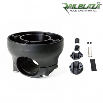 Черна основа за релинг Railblaza RailMount 19-25 с лесен монтаж - 03-4011-11-BLK
