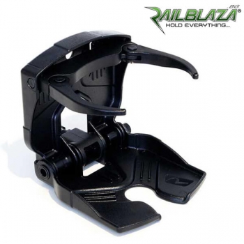 Черна сгъваема, регулируема стойка за чаши и напитки Railblaza CupClam BLK - 02-4013-11-BLK